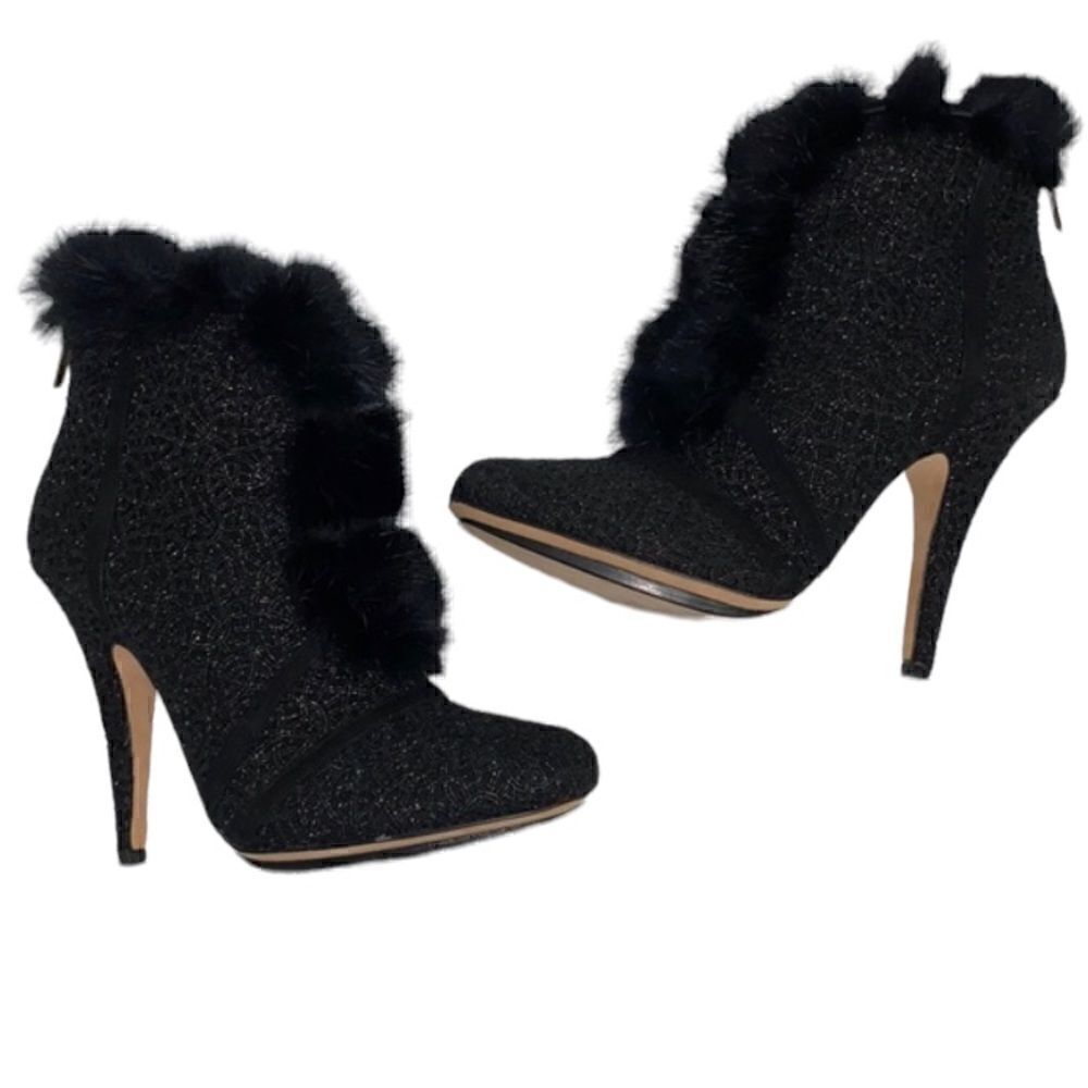 LChristian Dior Black Boots(Size 9)